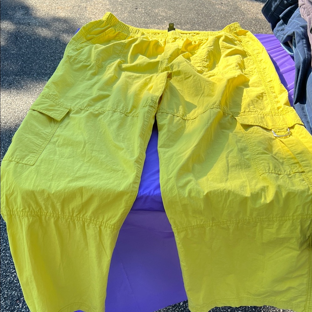 Wild Fable Sunny Yellow Utility Pants